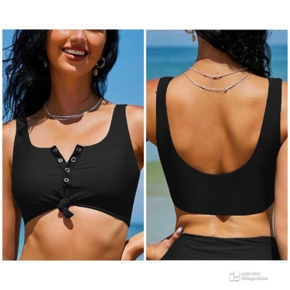 Zaful Black Bikini Top only